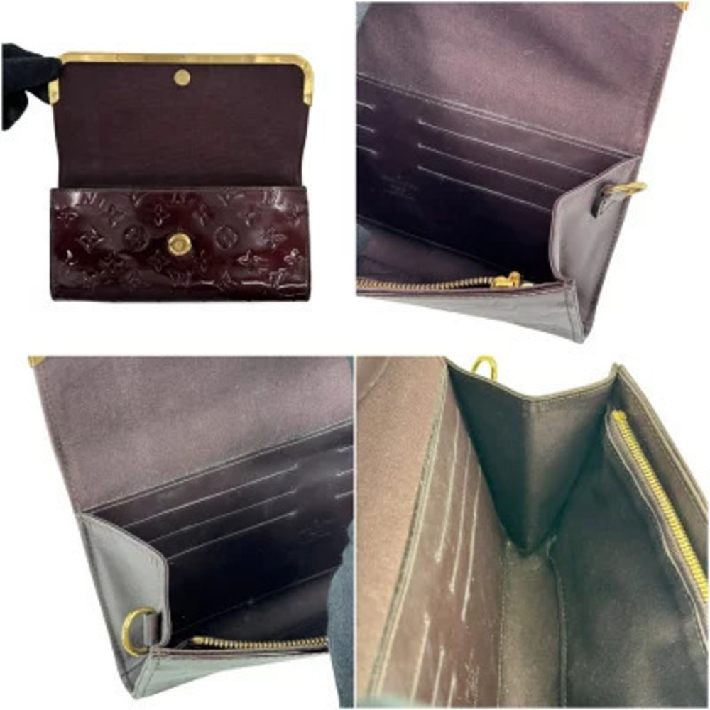 Louis Vuitton Portefeuille Rossmore Monogram Long Wallet Bordeaux Purple - Picture 9 of 11
